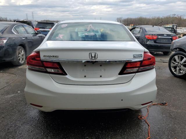 19XFB2F92EE009352 - 2014 HONDA CIVIC EXL WHITE photo 6