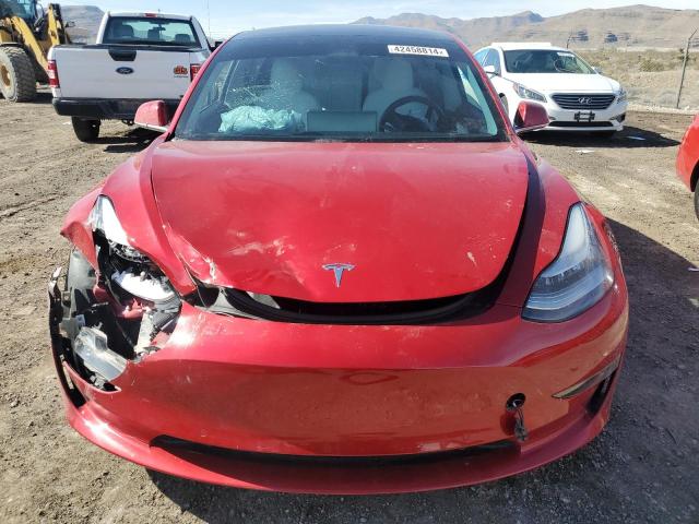 5YJ3E1EBXLF668215 - 2020 TESLA MODEL 3 RED photo 5