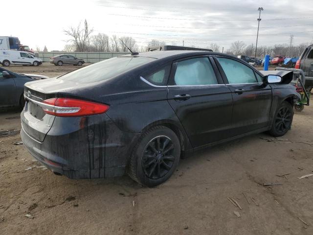 3FA6P0H79HR162699 - 2017 FORD FUSION SE BLACK photo 3