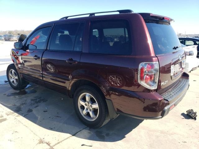 5FNYF28538B014629 - 2008 HONDA PILOT EXL BURGUNDY photo 2