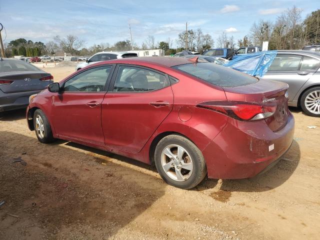 5NPDH4AE5FH558059 - 2015 HYUNDAI ELANTRA SE RED photo 2