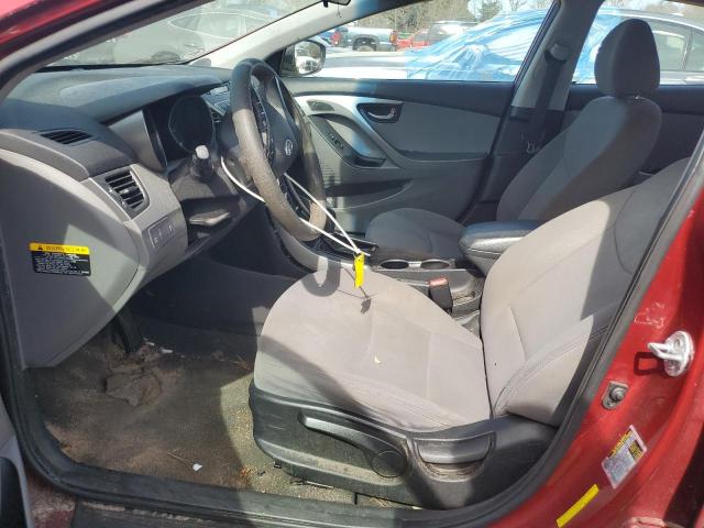 5NPDH4AE5FH558059 - 2015 HYUNDAI ELANTRA SE RED photo 7