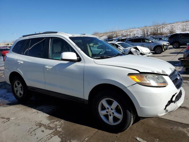 5NMSG73D97H061501 - 2007 HYUNDAI SANTA FE GLS WHITE photo 4