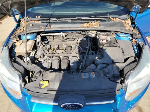 1FADP3F29EL389014 - 2014 FORD FOCUS SE BLUE photo 11