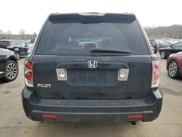 5FNYF28186B050004 - 2006 HONDA PILOT LX BLACK photo 6