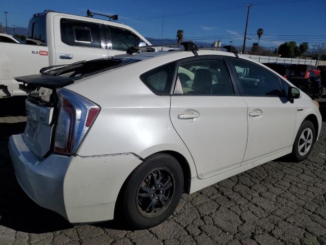 JTDKN3DU4C5385465 - 2012 TOYOTA PRIUS WHITE photo 3