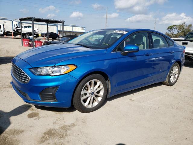 3FA6P0HDXLR239126 - 2020 FORD FUSION SE BLUE photo 1