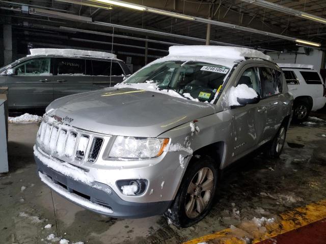 1C4NJDEBXCD661990 - 2012 JEEP COMPASS LATITUDE SILVER photo 1