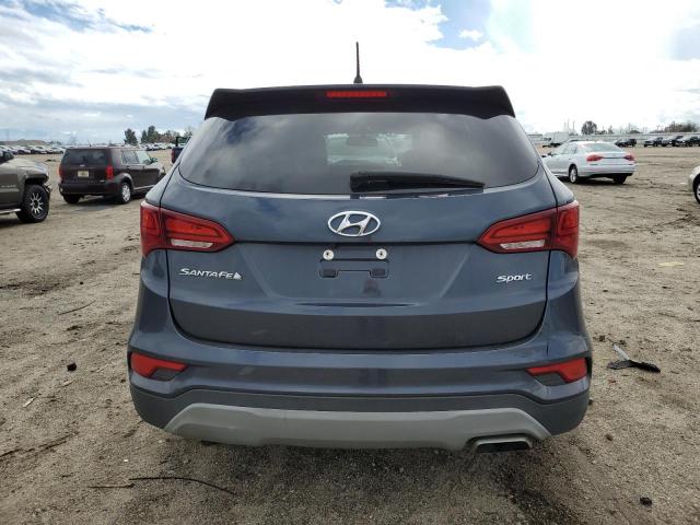 5NMZT3LB6JH092438 - 2018 HYUNDAI SANTA FE S BLUE photo 6