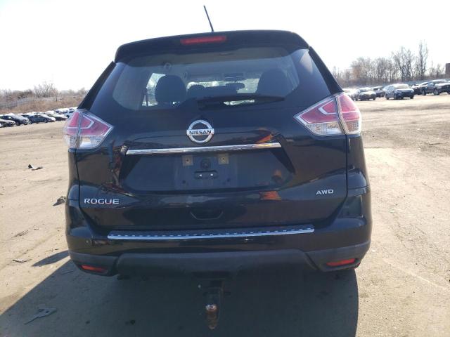 KNMAT2MV6GP626232 - 2016 NISSAN ROGUE S BLACK photo 6