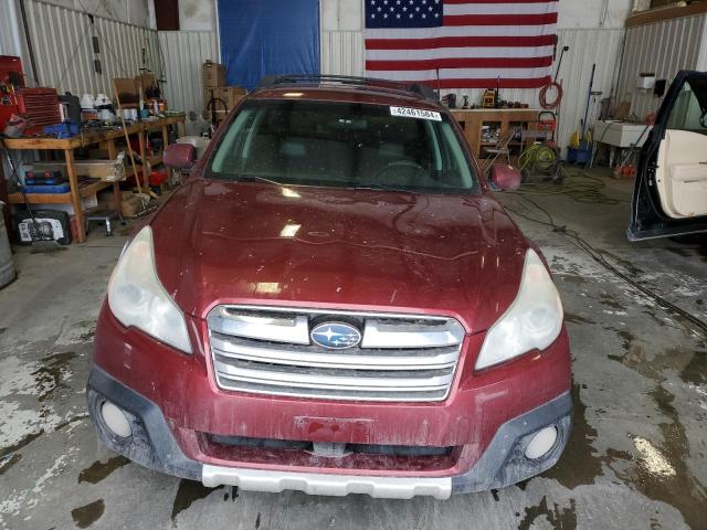 4S4BRCJC3D3205708 - 2013 SUBARU OUTBACK 2.5I LIMITED BURGUNDY photo 5