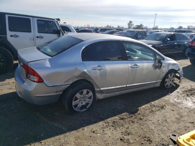 19XFA16589E042369 - 2009 HONDA CIVIC LX SILVER photo 3