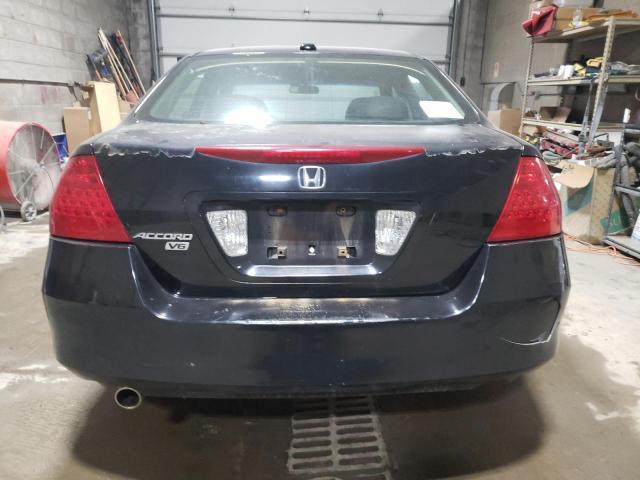 1HGCM66587A008635 - 2007 HONDA ACCORD EX BLACK photo 6