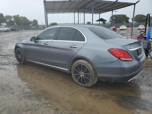 55SWF8DB1KU314696 - 2019 MERCEDES-BENZ C 300 GRAY photo 2