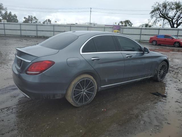 55SWF8DB1KU314696 - 2019 MERCEDES-BENZ C 300 GRAY photo 3