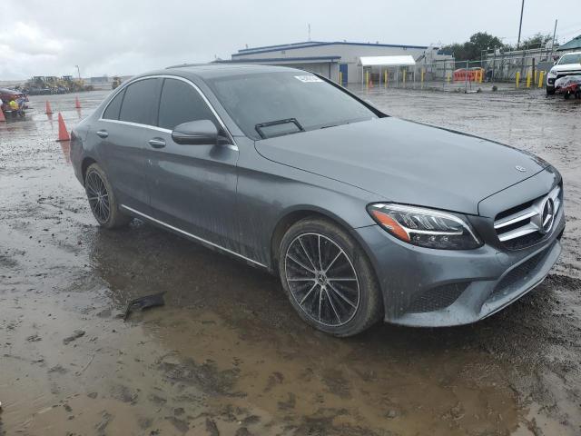 55SWF8DB1KU314696 - 2019 MERCEDES-BENZ C 300 GRAY photo 4