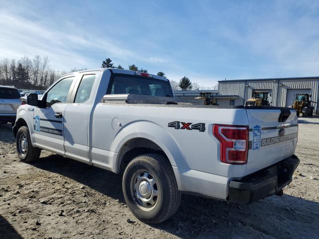 1FTEX1EB4KKD29566 - 2019 FORD F150 SUPER CAB WHITE photo 2