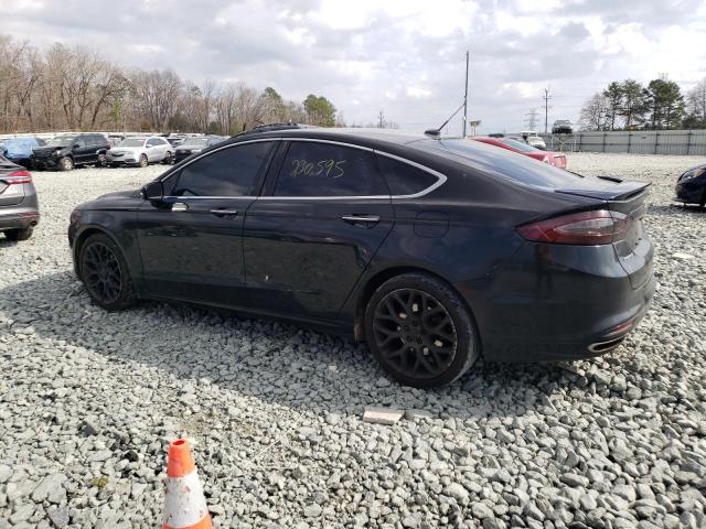 3FA6P0K98DR382405 - 2013 FORD FUSION TITANIUM BLACK photo 2