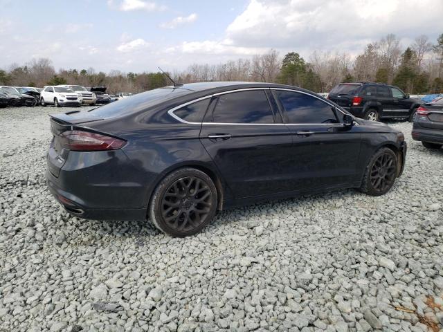 3FA6P0K98DR382405 - 2013 FORD FUSION TITANIUM BLACK photo 3