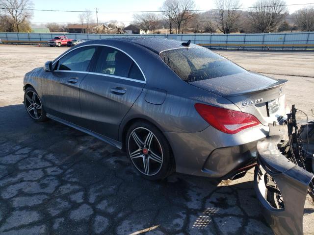 WDDSJ4EB0FN172277 - 2015 MERCEDES-BENZ CLA 250 GRAY photo 2