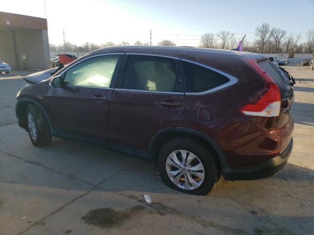 5J6RM4H79EL039304 - 2014 HONDA CR-V EXL BURGUNDY photo 2