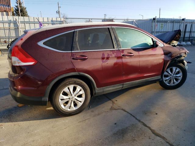 5J6RM4H79EL039304 - 2014 HONDA CR-V EXL BURGUNDY photo 3