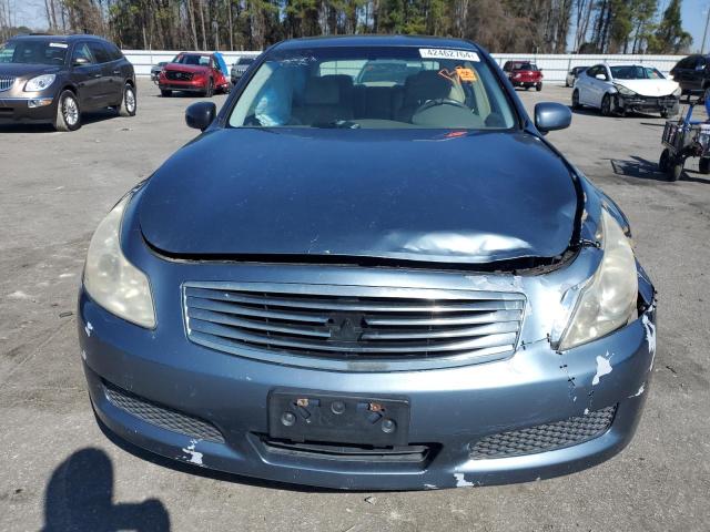 JNKBV61F07M804770 - 2007 INFINITI G35 BLUE photo 5