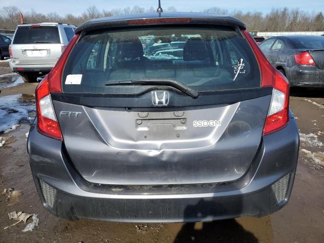 3HGGK5H55FM785161 - 2015 HONDA FIT LX GRAY photo 6