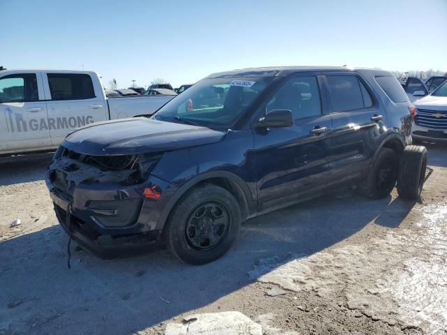 1FM5K8AR5HGC35293 - 2017 FORD EXPLORER POLICE INTERCEPTOR 蓝色 照片 1