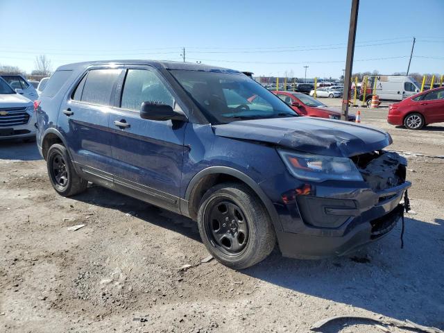 1FM5K8AR5HGC35293 - 2017 FORD EXPLORER POLICE INTERCEPTOR 蓝色 照片 4