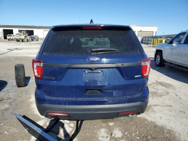 1FM5K8AR5HGC35293 - 2017 FORD EXPLORER POLICE INTERCEPTOR 蓝色 照片 6