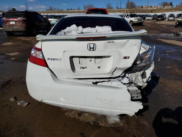 2HGFG215X6H712405 - 2006 HONDA CIVIC SI WHITE photo 6