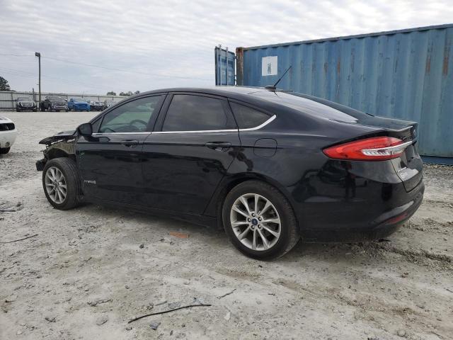 3FA6P0LU9HR234384 - 2017 FORD FUSION SE HYBRID BLACK photo 2