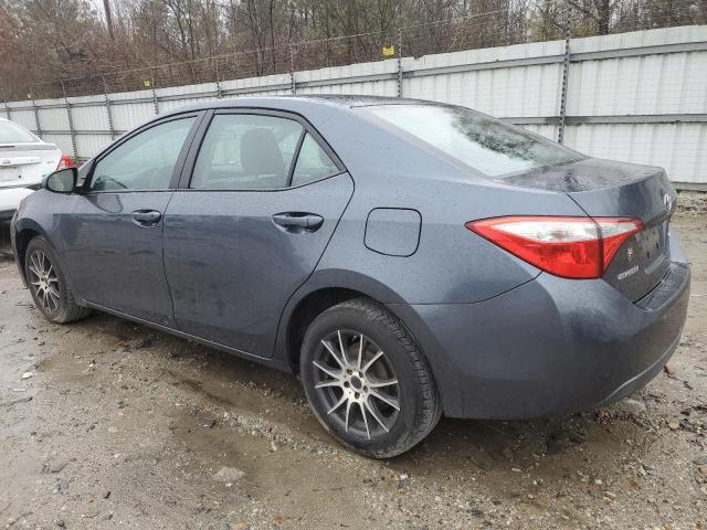 2T1BURHEXGC538626 - 2016 TOYOTA COROLLA L GRAY photo 2