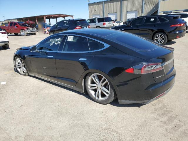 5YJSA1H17EFP51632 - 2014 TESLA MODEL S BLACK photo 2