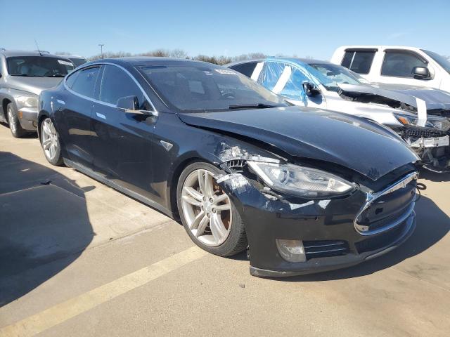 5YJSA1H17EFP51632 - 2014 TESLA MODEL S BLACK photo 4