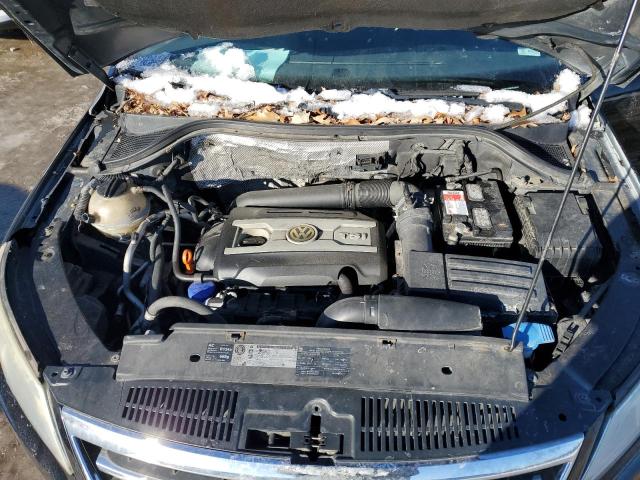 WVGAV7AX8BW526527 - 2011 VOLKSWAGEN TIGUAN S BLACK photo 12