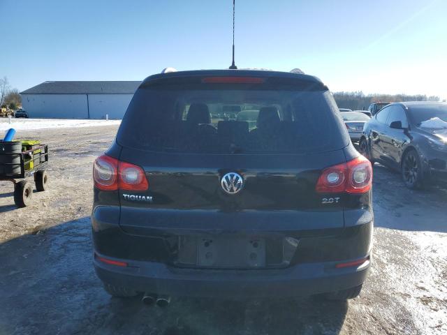 WVGAV7AX8BW526527 - 2011 VOLKSWAGEN TIGUAN S BLACK photo 6