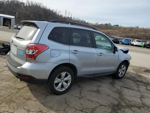 JF2SJAHC8EH457725 - 2014 SUBARU FORESTER 2.5I LIMITED SILVER photo 3