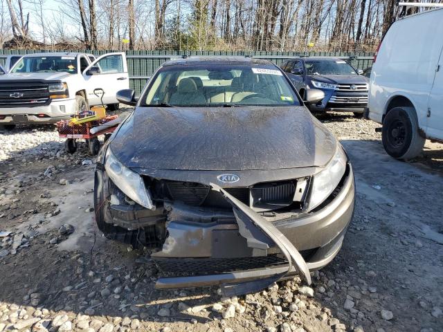 KNAGN4A69B5058928 - 2011 KIA OPTIMA EX GRAY photo 5