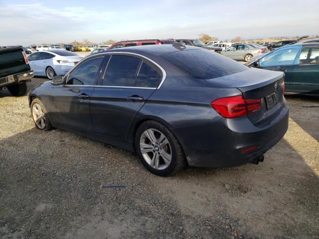 WBA8B9G50HNU09811 - 2017 BMW 330 I GRAY photo 2