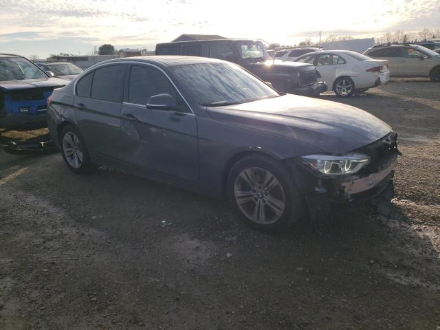 WBA8B9G50HNU09811 - 2017 BMW 330 I GRAY photo 4