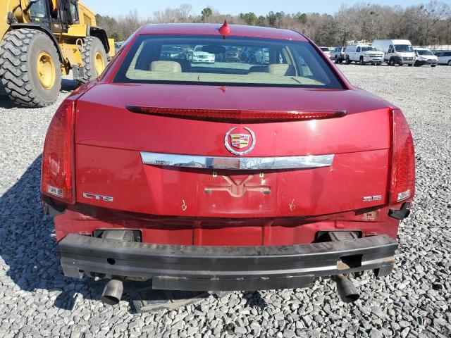 1G6DP5EV4A0135212 - 2010 CADILLAC CTS PREMIUM COLLECTION RED photo 6