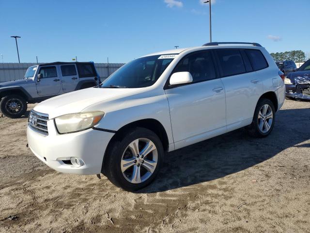 JTEES43A382012635 - 2008 TOYOTA HIGHLANDER SPORT WHITE photo 1