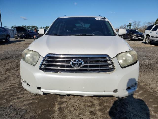 JTEES43A382012635 - 2008 TOYOTA HIGHLANDER SPORT WHITE photo 5