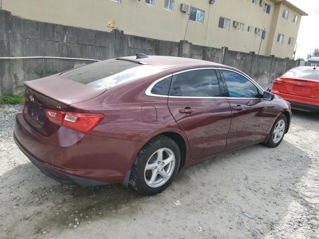 1G1ZB5ST1GF182491 - 2016 CHEVROLET MALIBU LS RED photo 3