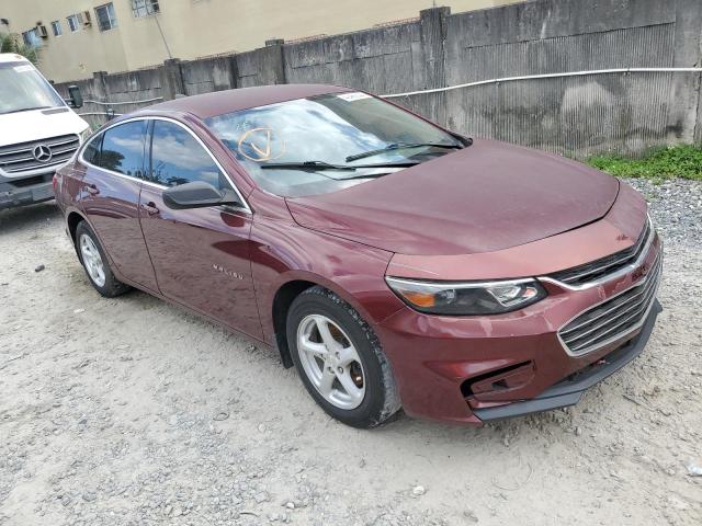 1G1ZB5ST1GF182491 - 2016 CHEVROLET MALIBU LS RED photo 4