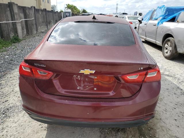 1G1ZB5ST1GF182491 - 2016 CHEVROLET MALIBU LS RED photo 6