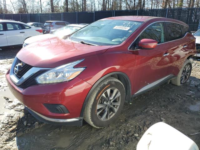 5N1AZ2MH1HN154992 - 2017 NISSAN MURANO S RED photo 1