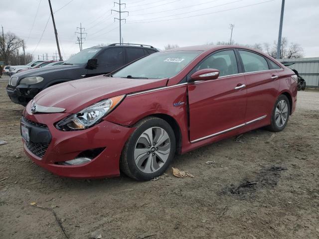 KMHEC4A49FA127558 - 2015 HYUNDAI SONATA HYBRID RED photo 1